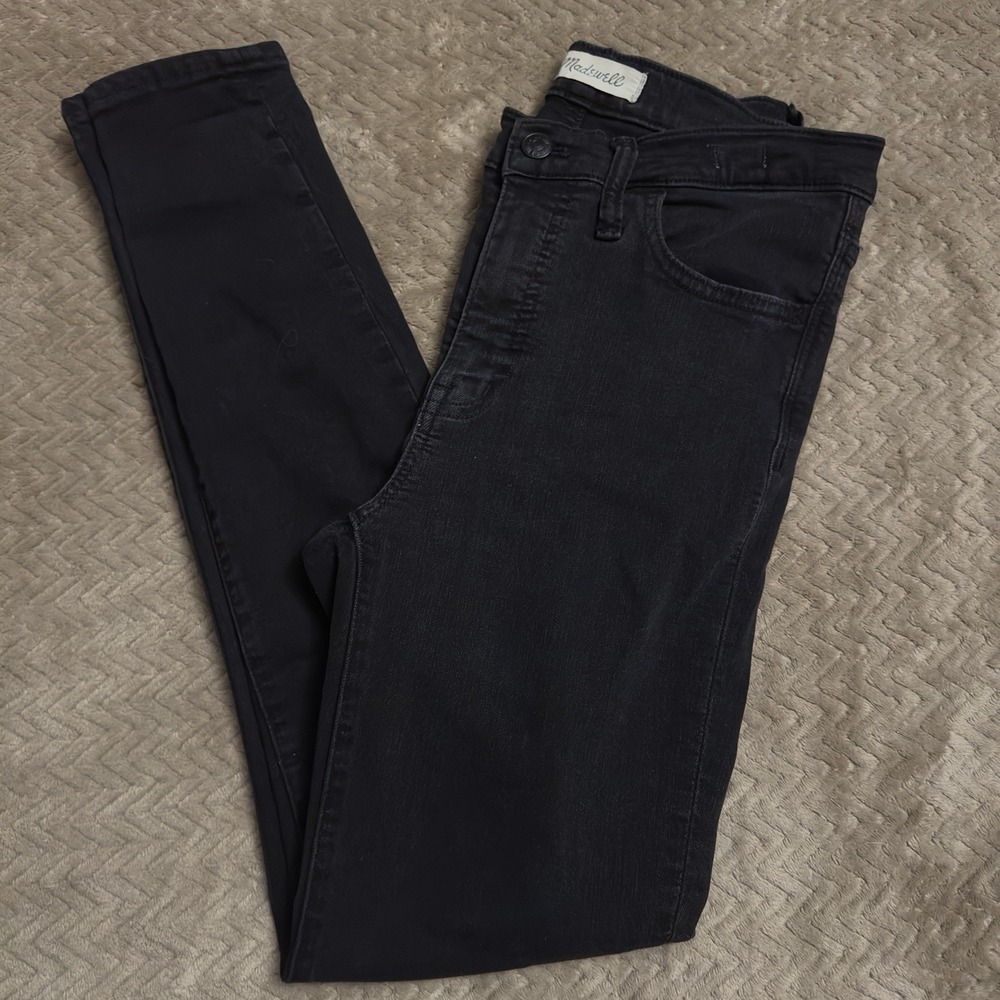 Madewell Jeans Womens Size 27 Black Bennett Roadtripper Casual Skinny Stretch